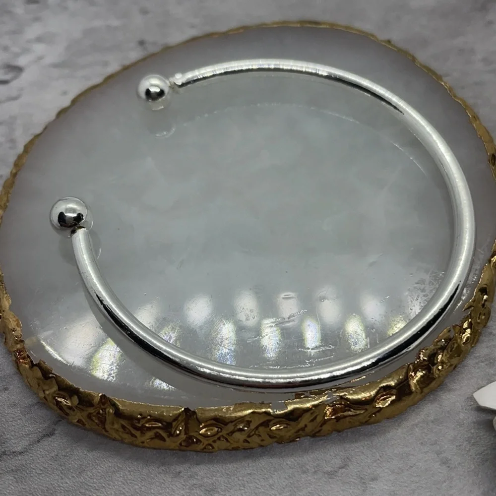 Silver Moon And Star Four Piece Bracelet Set - Picture 8 of 12